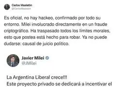 Milei involucrado directamente en un fraude criptogr&aacute;fico