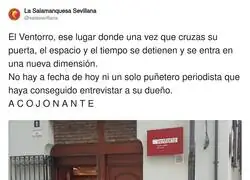 Muy sospechoso lo del periodismo con El Ventorro