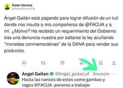 &Aacute;ngel Gait&aacute;n no puede dejar de hacer el rid&iacute;culo tras acu&ntilde;ar una moneda ilegalmente