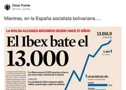 La bolsa espa&ntilde;ola en m&aacute;ximos