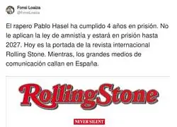 Pablo Hasel es noticia internacional