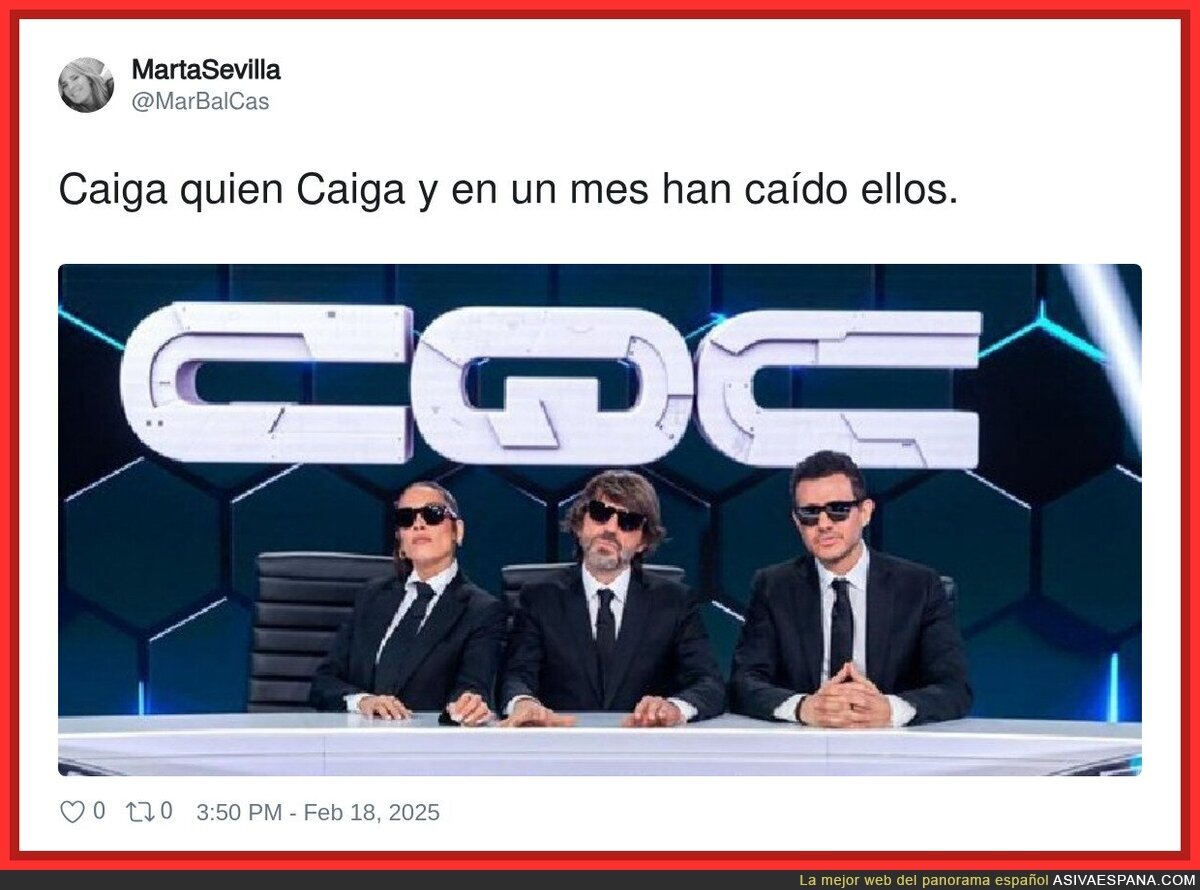 Nada dura en manos de Telecinco