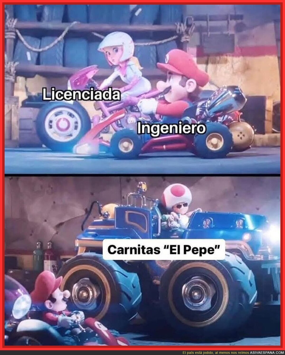 Hay gente que se lo monta muy bien con mucho menos