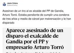 Otra muerte sospechosa de alguien del PP