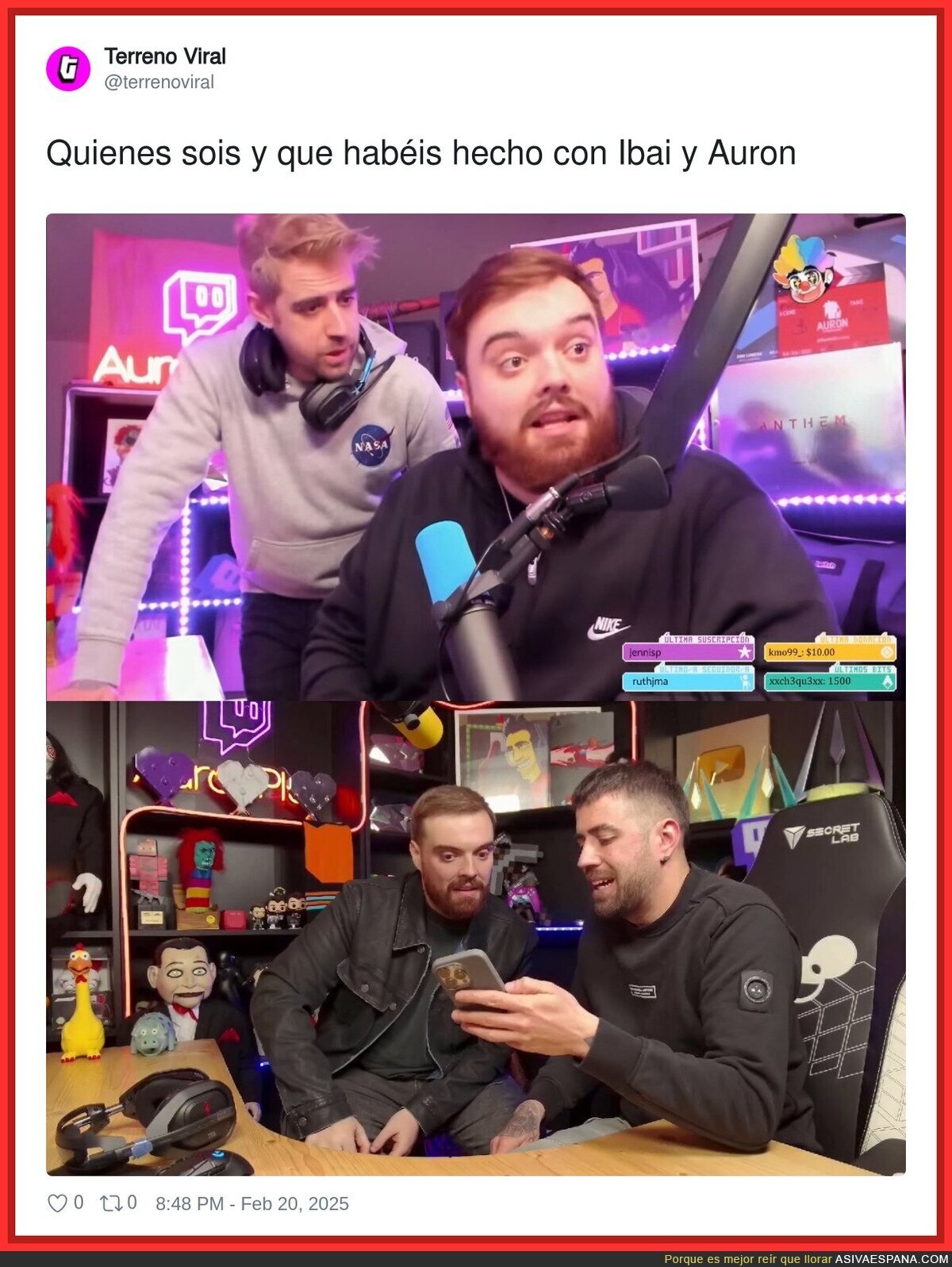 El cambio de Ibai es brutal