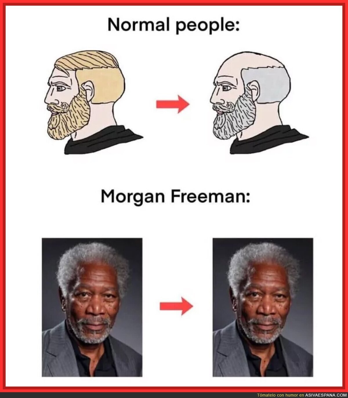 Morgan Freeman siempre es el mismo