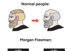 Morgan Freeman siempre es el mismo