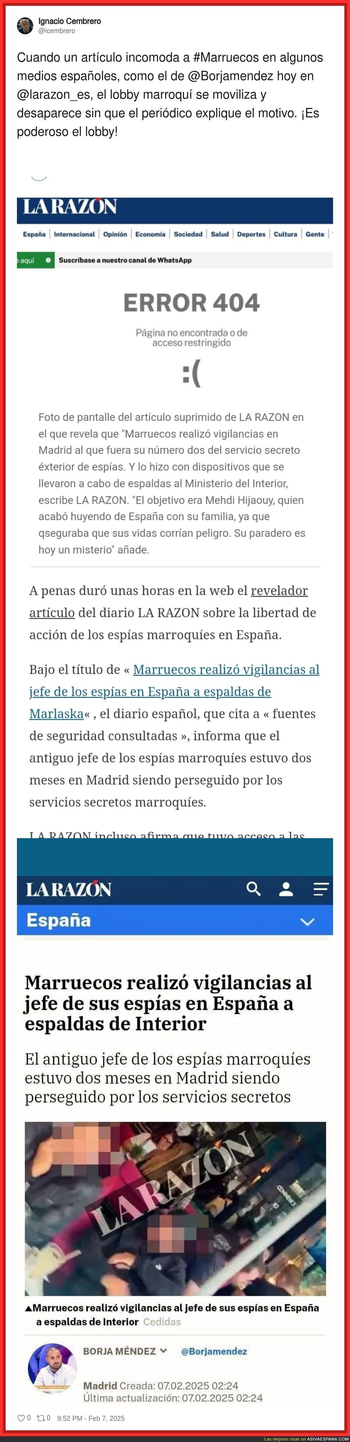 Marruecos tiene mucho poder en los medios españoles