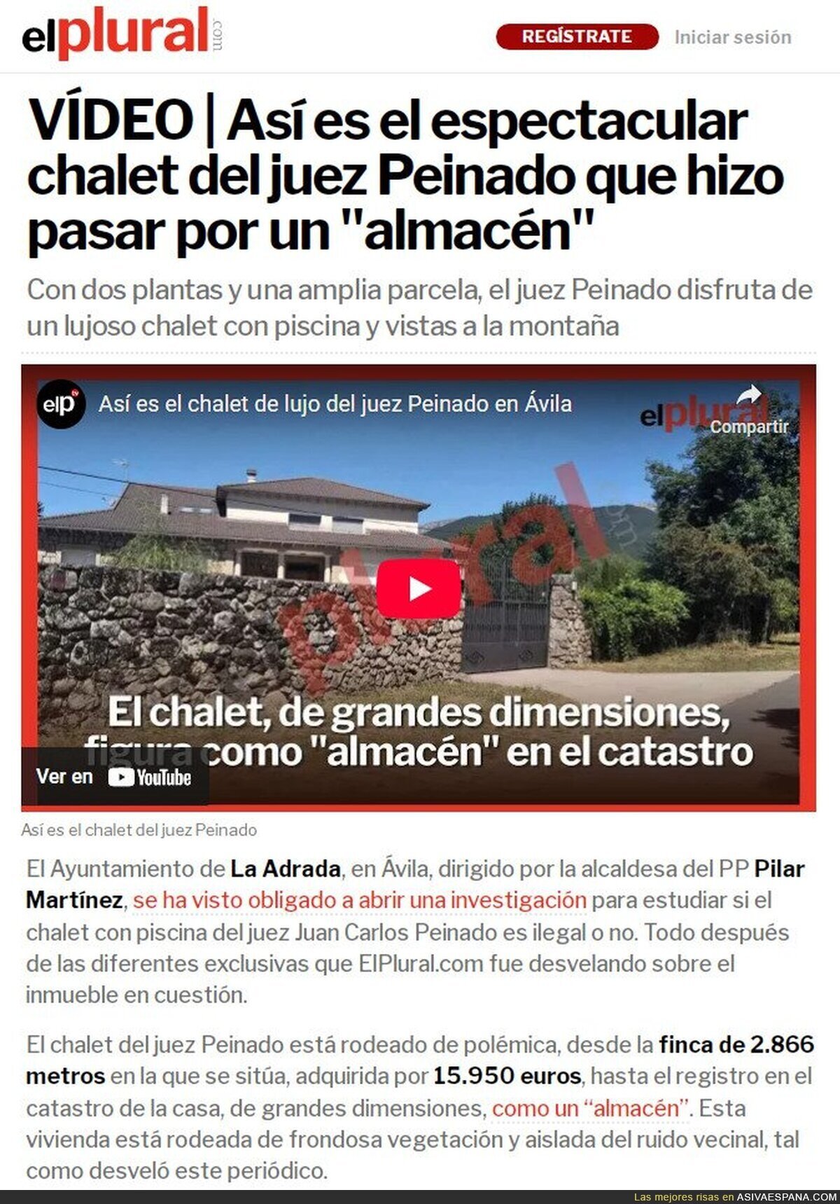 No le llames 'casoplón' al Almacén de dos plantas con piscina