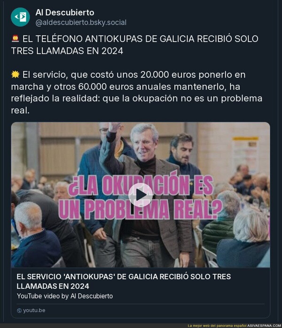 El 'asustabuelas' de los Okupas en Galicia