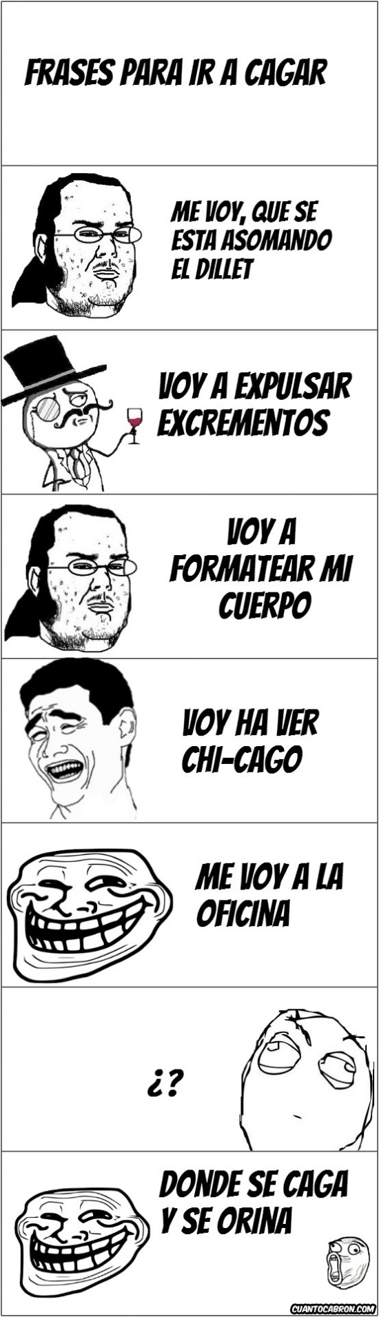 Mix Frases para ir a cagar