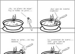 Enlace a Esas cosas más difíciles de decir que comer sopa con un tenedor