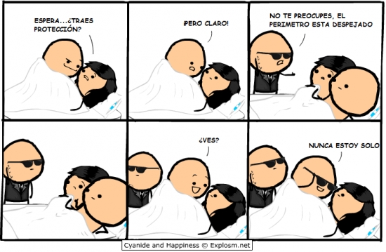 compa&ntilde;ia,perimetro despejado,proteccion