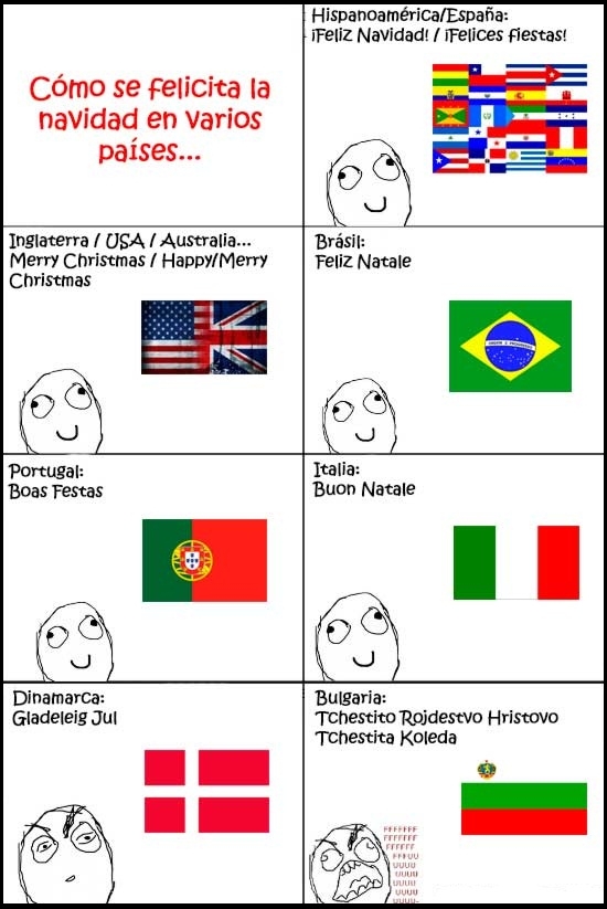 Cuánto cabrón / Así se felicita la navidad en diferentes ...