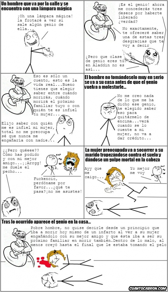 Trollface - El genio troll de las desgracias