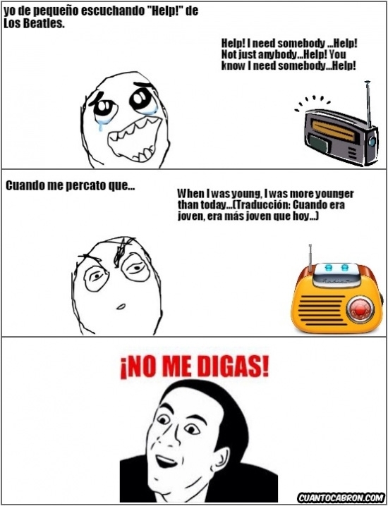 No_me_digas - No quiero ofender a Los Beatles, pero...