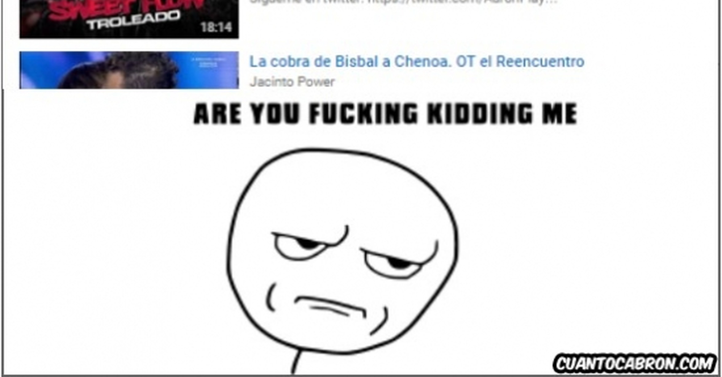 Cuánto cabrón / Lo más visto en Youtube España