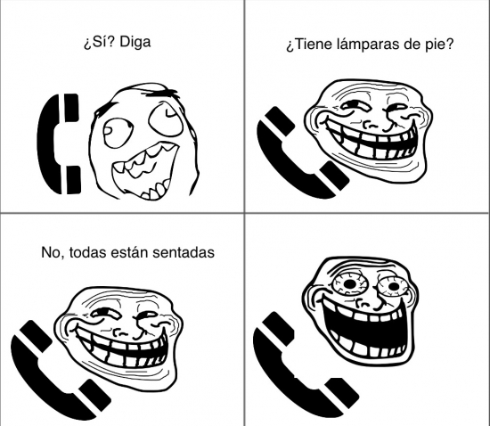 Trollface - Cuando quieres trollear y sales trolleado