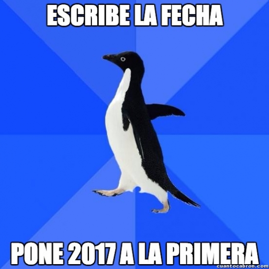 2017,a&ntilde;o nuevo,demasiado ocupado para las etiquetas,fecha,primera