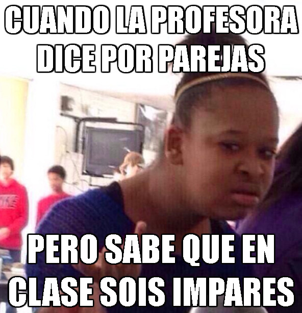 Confused_black_girl - El problema de los impares en clase