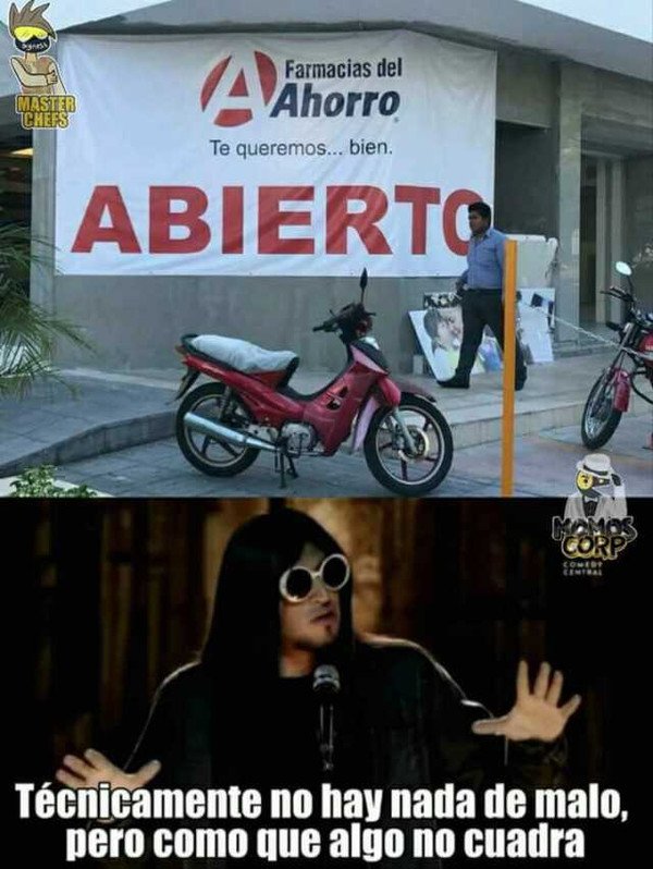 Meme_otros - El mensaje en esta farmacia que te hará desconfiar a tope