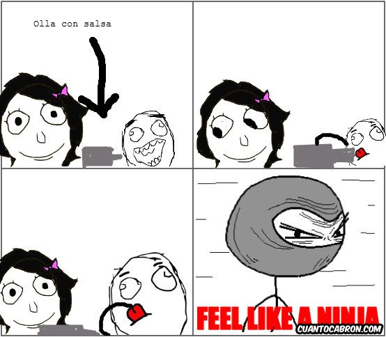 comida,ninja,probar,salsa
