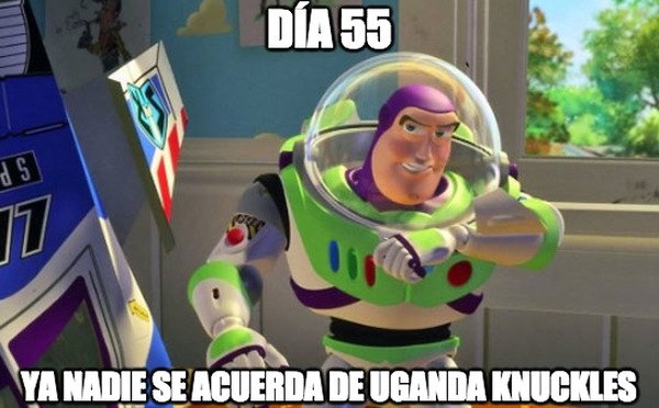 5,Buzz Lightyear,Uganda Nuckles