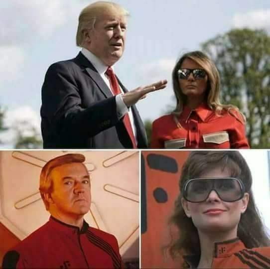 Meme_otros - Donald y Melania dan más miedo de lo que parecía