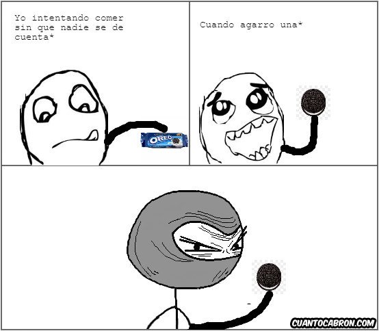 comida,oreos,velocidad