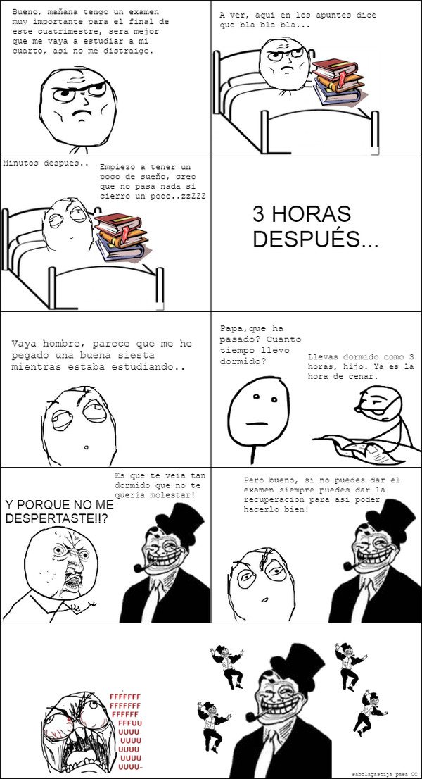 Trolldad - Estudiar en el cuarto también tiene sus desventajas