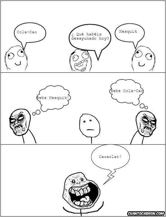 Forever_alone - Lo que pasa siempre en el desayuno...