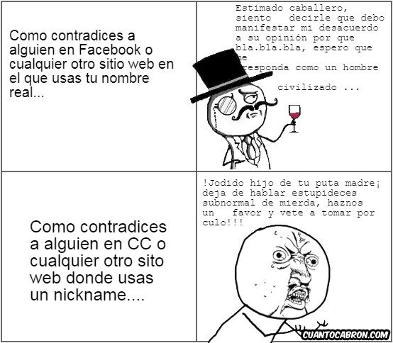 cc,Facebook,insultos y groser&iacute;as,like a sir,nickname