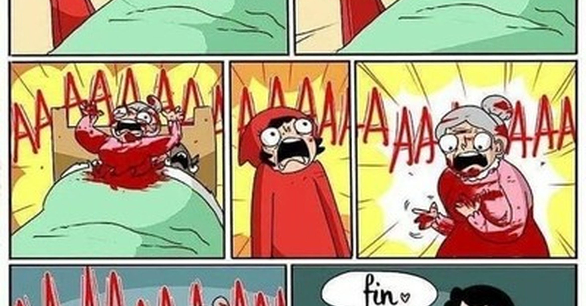 Cuánto cabrón / El cuento de la Caperucita Roja gana mucho ...