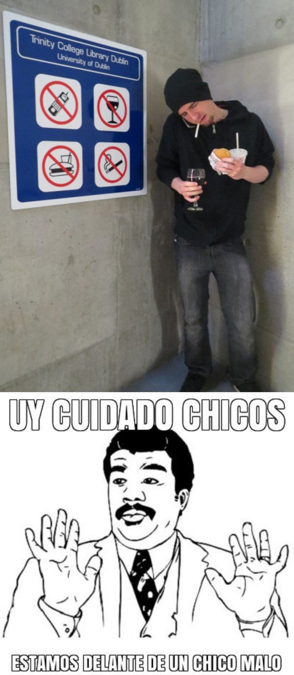 Otros - Cuidado, estamos ante un chico malo