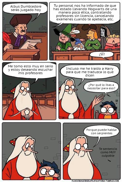 Otros - Dumbledore en realidad es un cretino