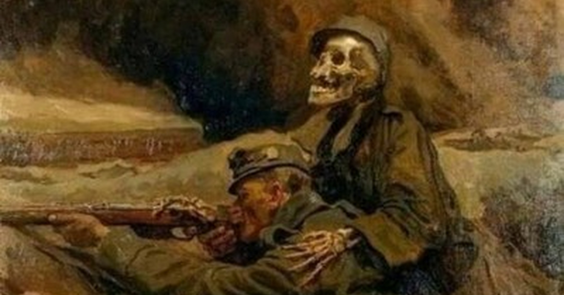 Солдат и смерть картина