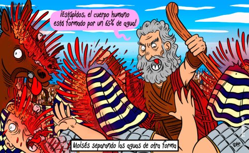 Otros - Moisés separando las aguas, la versión que no nos han querido contar