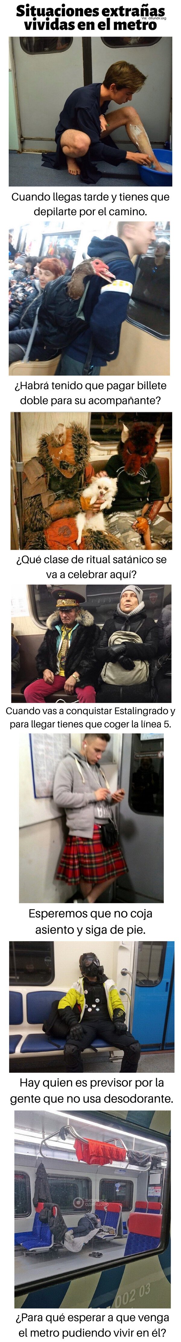 Meme_otros - Situaciones extrañas vividas en el metro