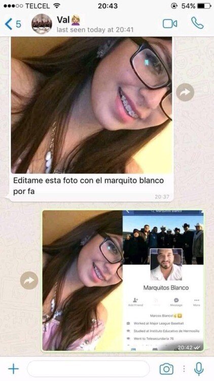 Meme_otros - Cuando ponen tu foto con Marquito Blanco