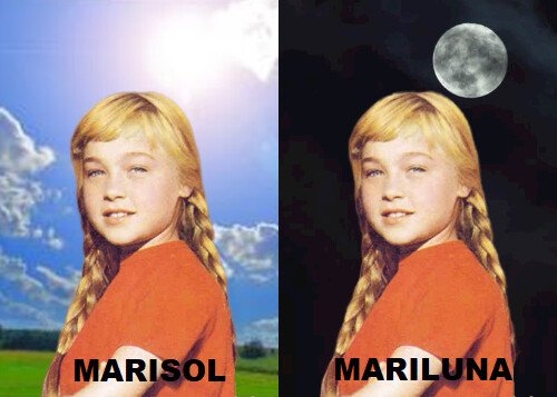 luna,Mariluna,Marisol,Pepa Flores,sol