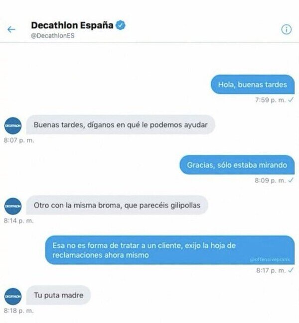 Otros - En Decathlon están hasta el gorro