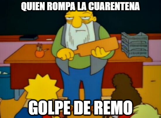 cuarentena,golpe de remo,romper