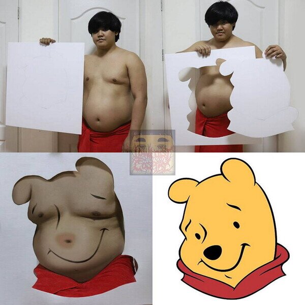 cosplay,low cost,panza,winnie the pooh