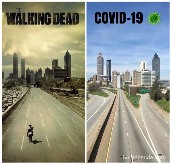 ciudades,coronavirus,The Walking Dead,vacías