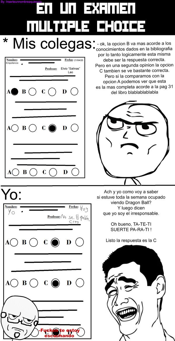 Are you fucking kidding me,elvio lao,examen,pel&oacute;n,Serious,Yao Ming