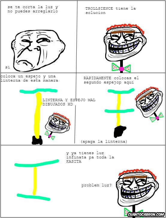 Trollface - Luz infinita