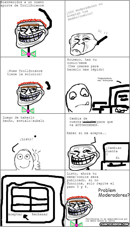 Trollface - Trollscience Siempre tiene la Solución