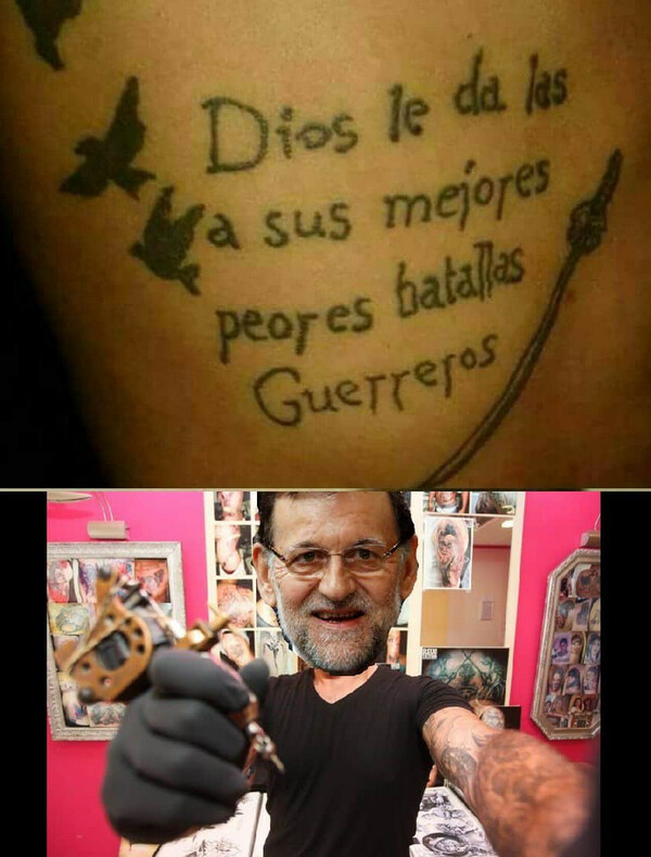 fail,mal,Rajoy,tatuaje