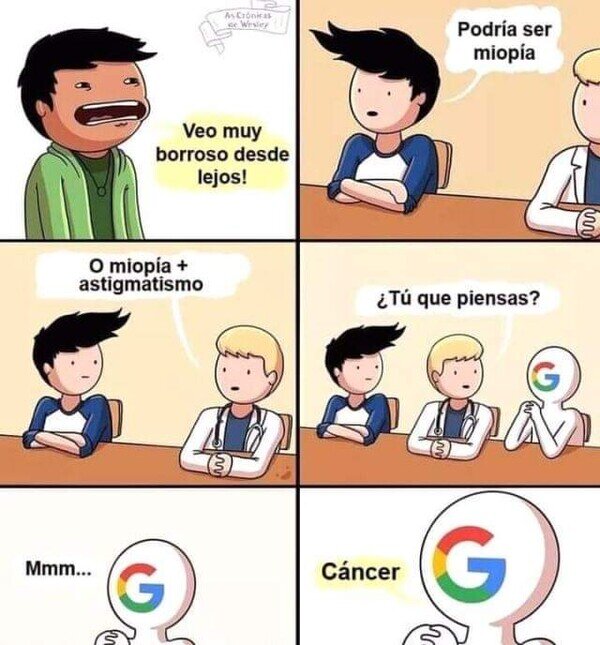 Meme_otros - Google puede hacer de lo más simple la peor enfermedad