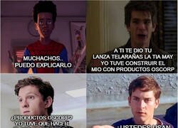 Enlace a Estos Spiderman modernos...